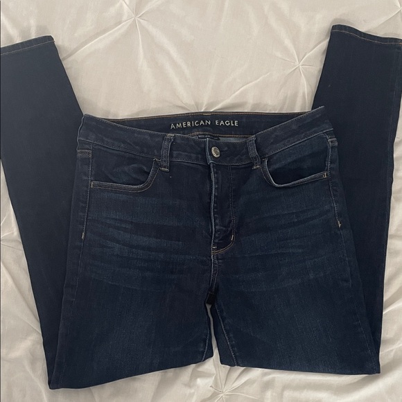 American Eagle Outfitters Denim - American Eagle Outfitters Women's Navy Skinny Jeans